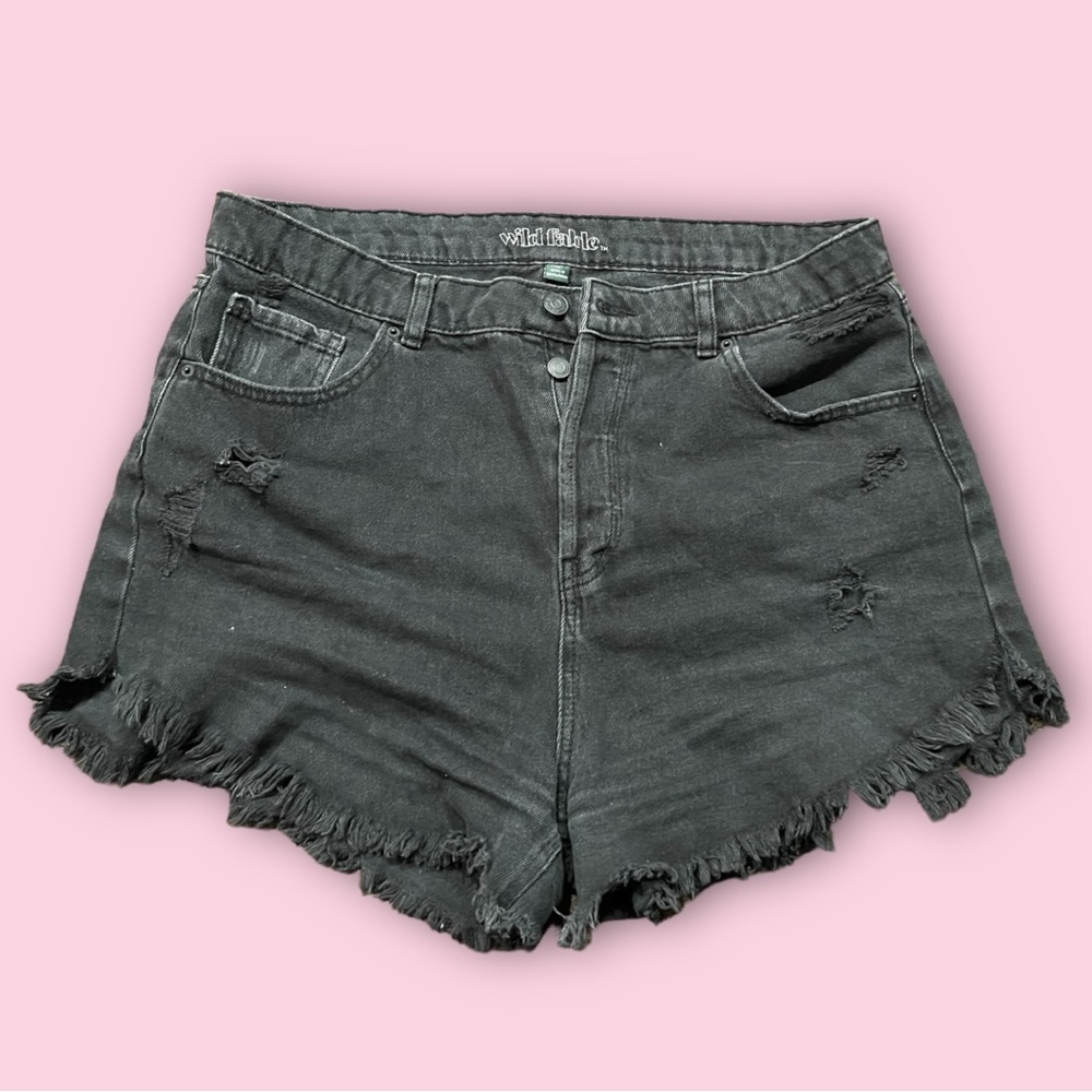 Wild Fable Distressed High Rise Shorts